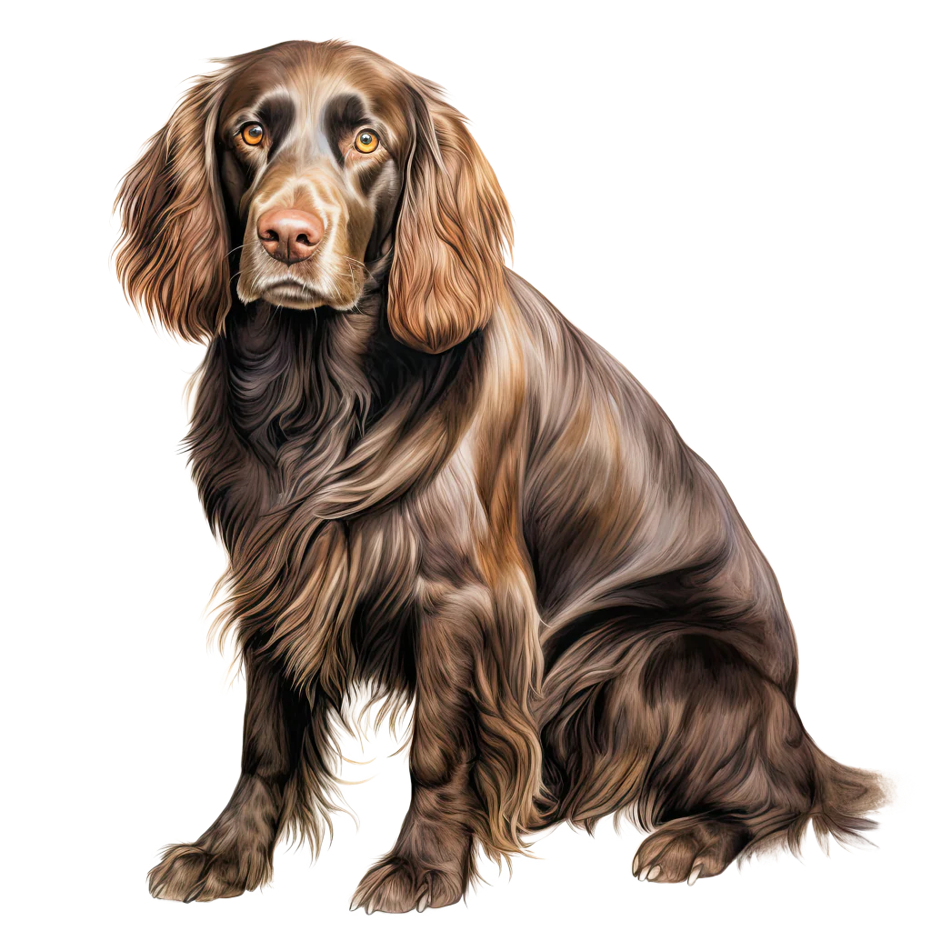 German Longhaired Pointer / Pitkäkarvainen saksanseisoja DogBreeds 003