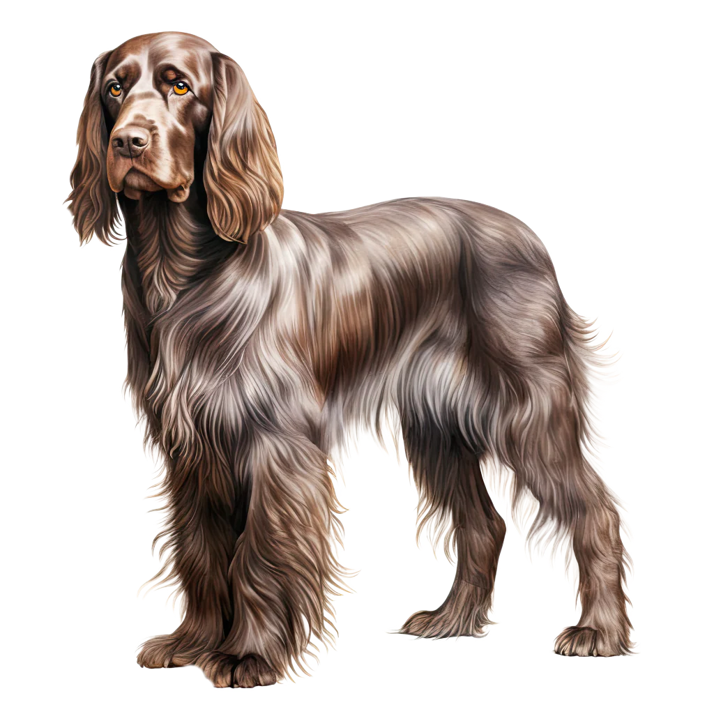 German Longhaired Pointer / Pitkäkarvainen saksanseisoja DogBreeds 004