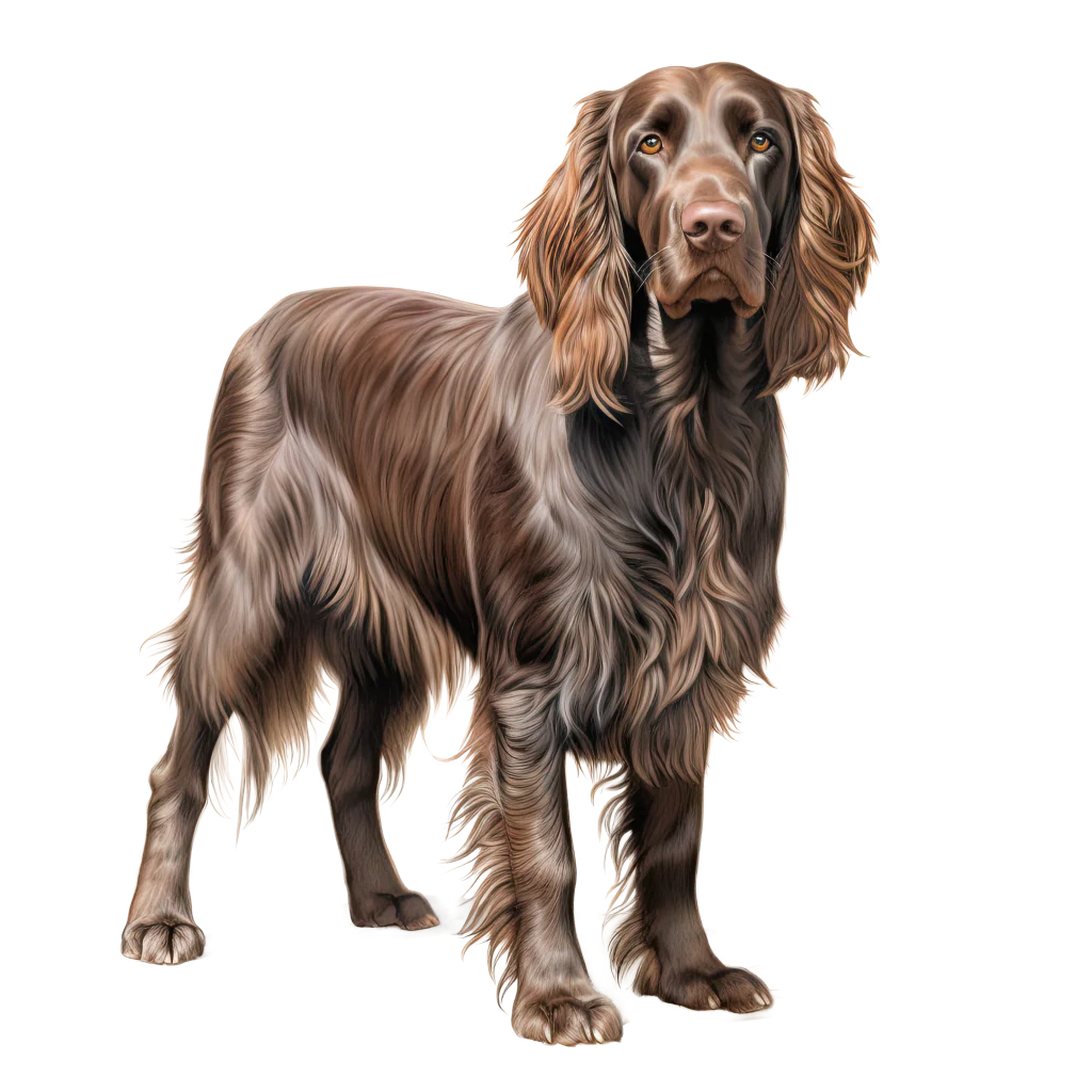 German Longhaired Pointer / Pitkäkarvainen saksanseisoja DogBreeds 006