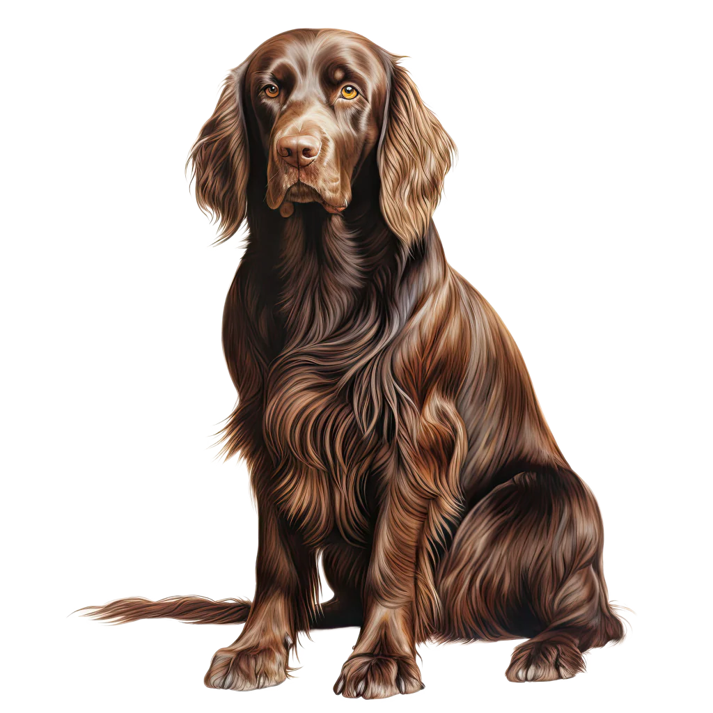 German Longhaired Pointer / Pitkäkarvainen saksanseisoja DogBreeds 009