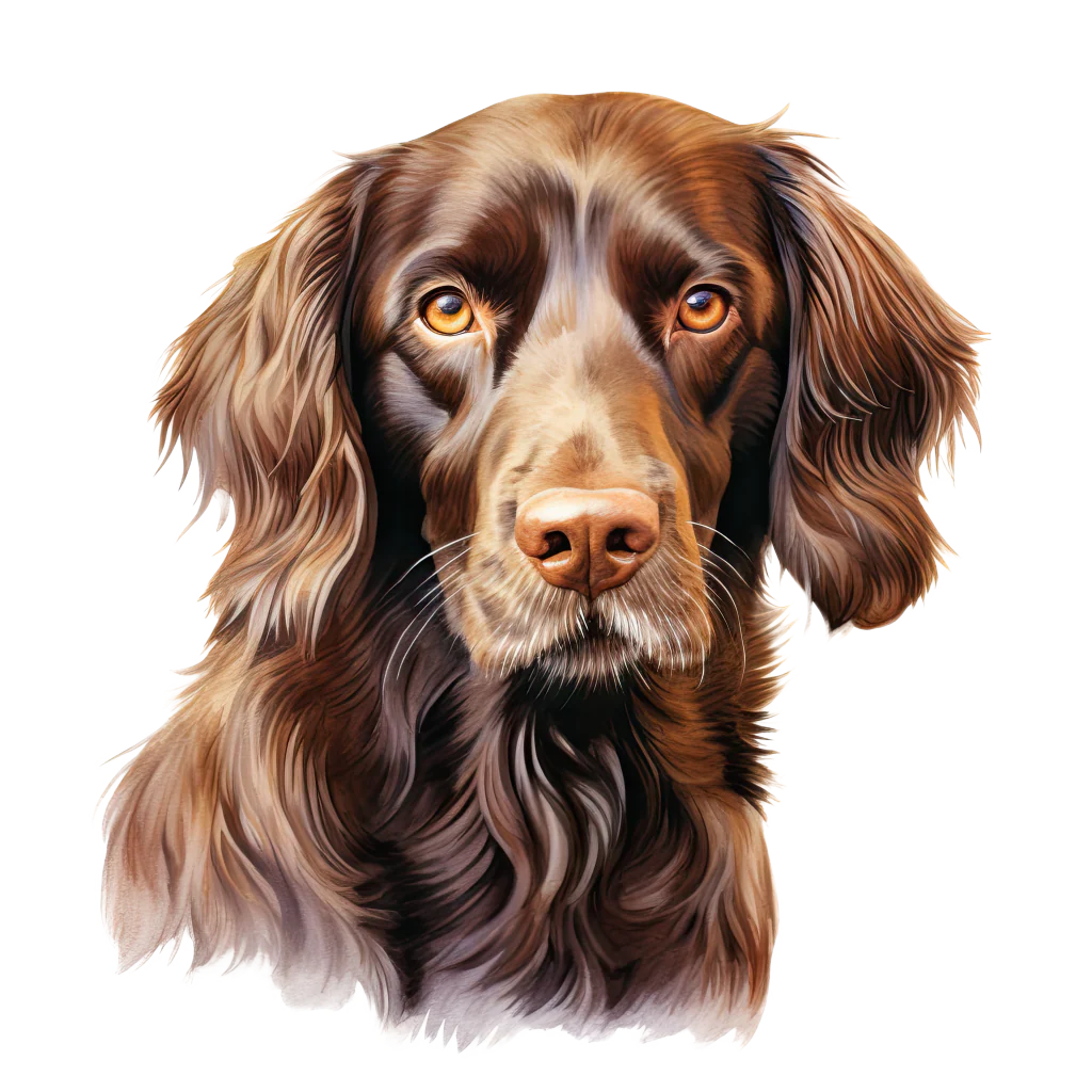 German Longhaired Pointer / Pitkäkarvainen saksanseisoja DogBreeds 014
