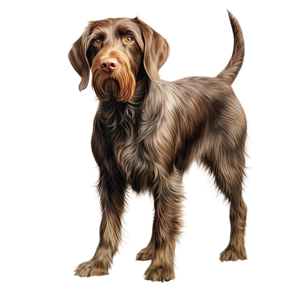 German Wirehaired Pointer / Karkeakarvainen saksanseisoja DogBreeds 001