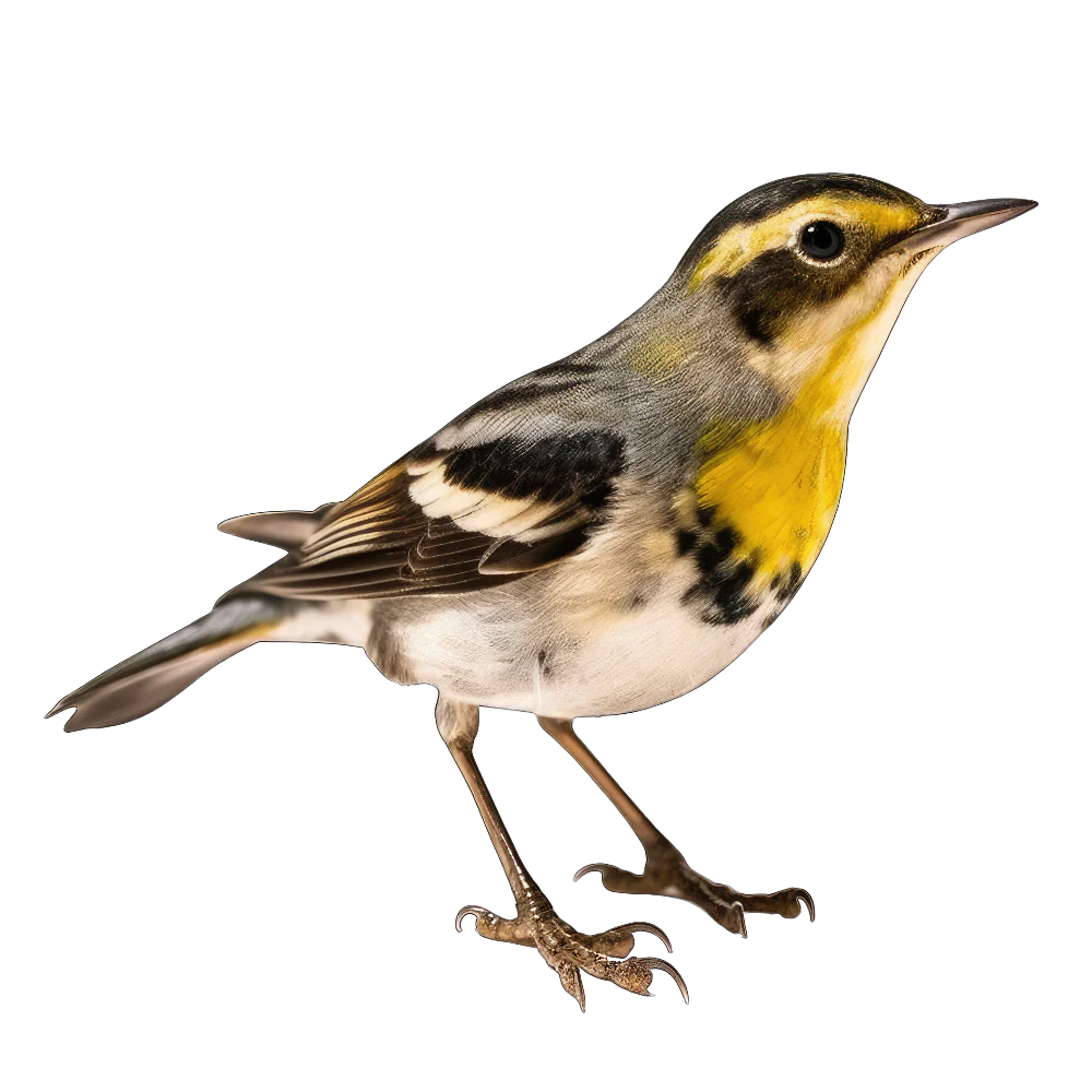 Golden-cheeked warbler bird 1- paitakuva