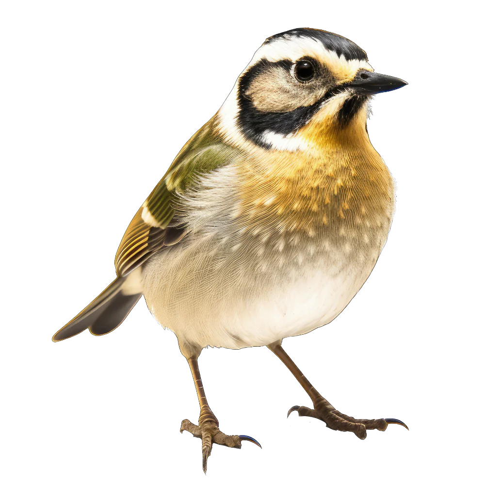 Golden-crowned kinglet bird 1- paitakuva