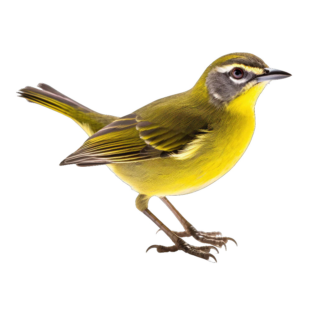Golden-crowned warbler bird 1- paitakuva