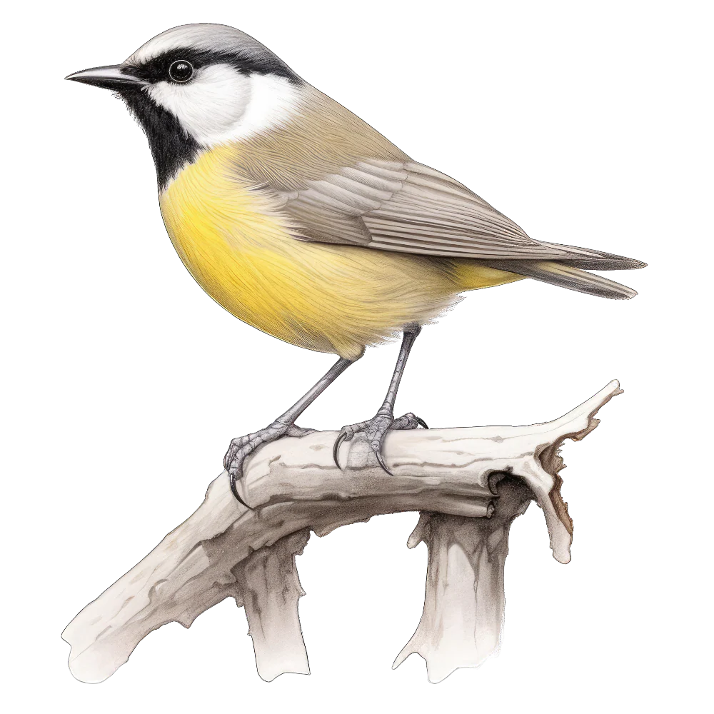 Gray-crowned yellowthroat bird 1- paitakuva