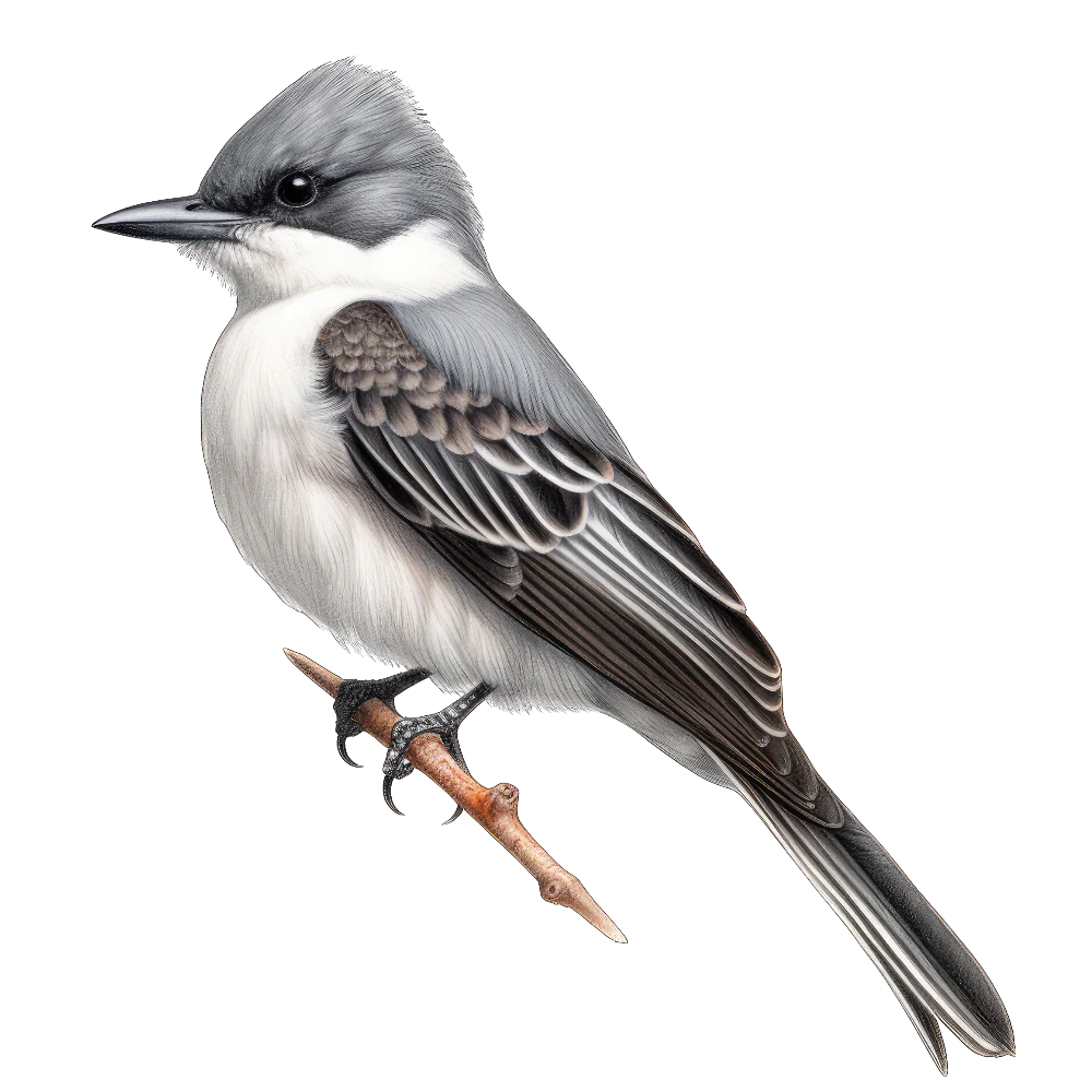 Gray kingbird bird 1- paitakuva