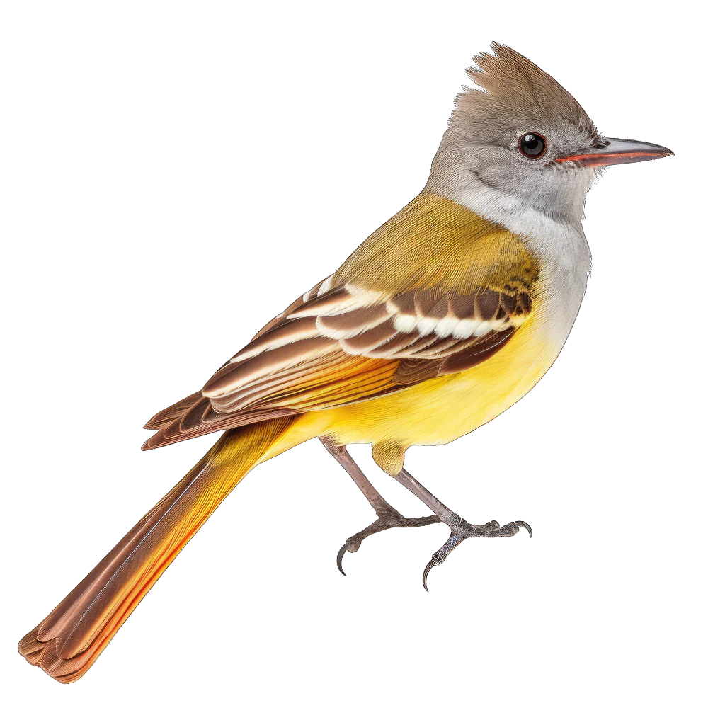 Great crested flycatcher bird - paitakuva