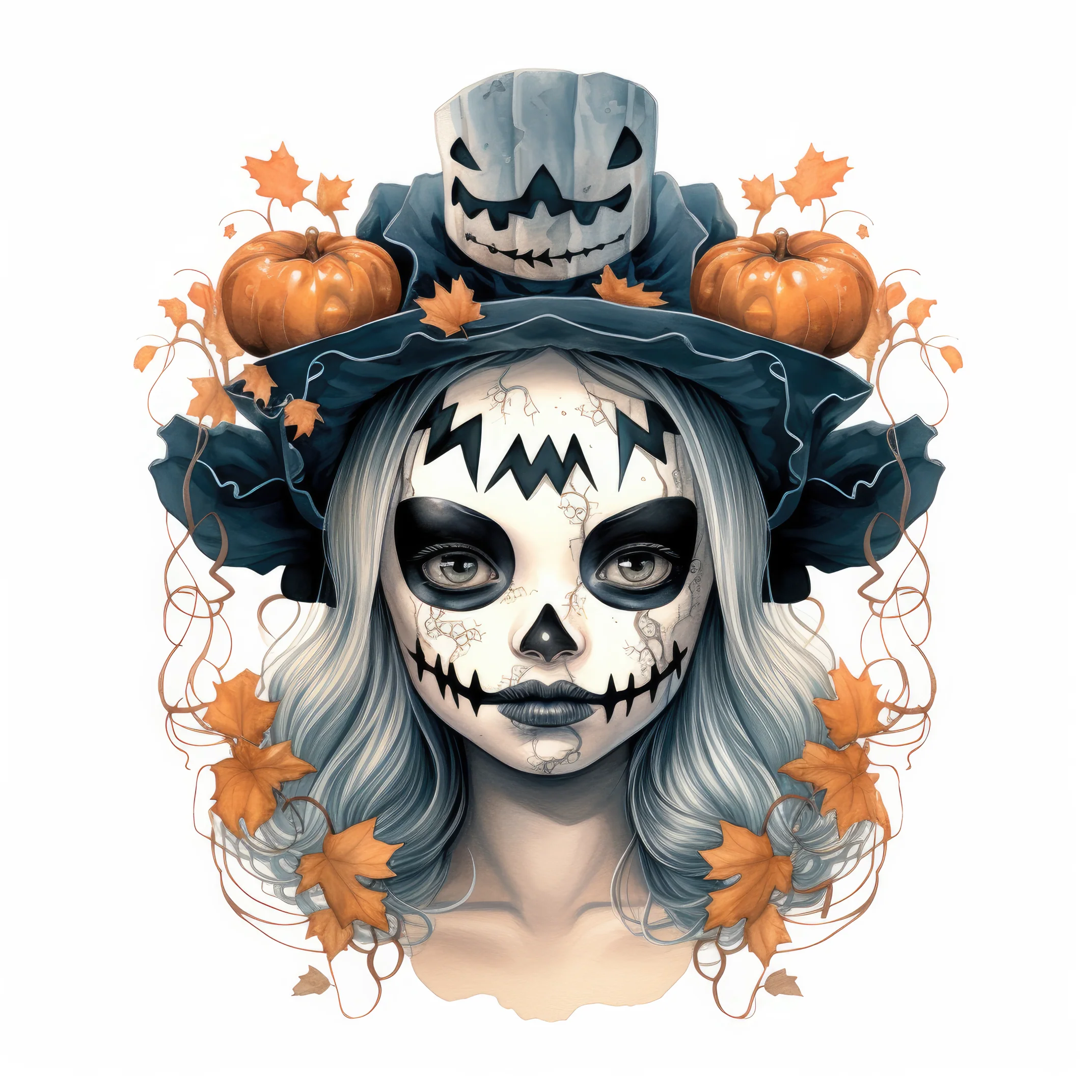 Halloween-themed mask 3 (paitakuva)