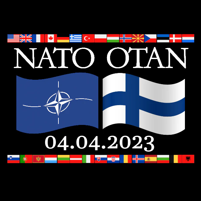 HIHATON  PAITA MUSTA - NATO OTAN, SUOMI (00 2197) - Image 2