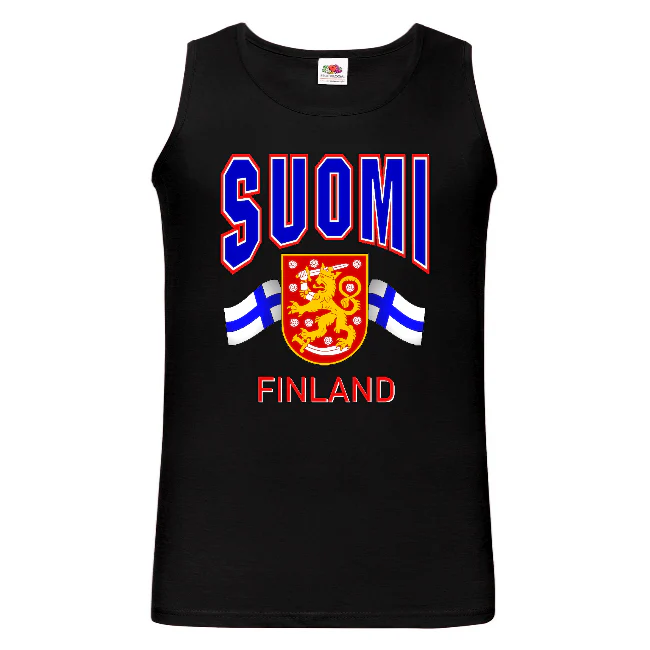 HIHATON T-PAITA - SUOMI/VAAKUNA/LIPUT/FINLAND