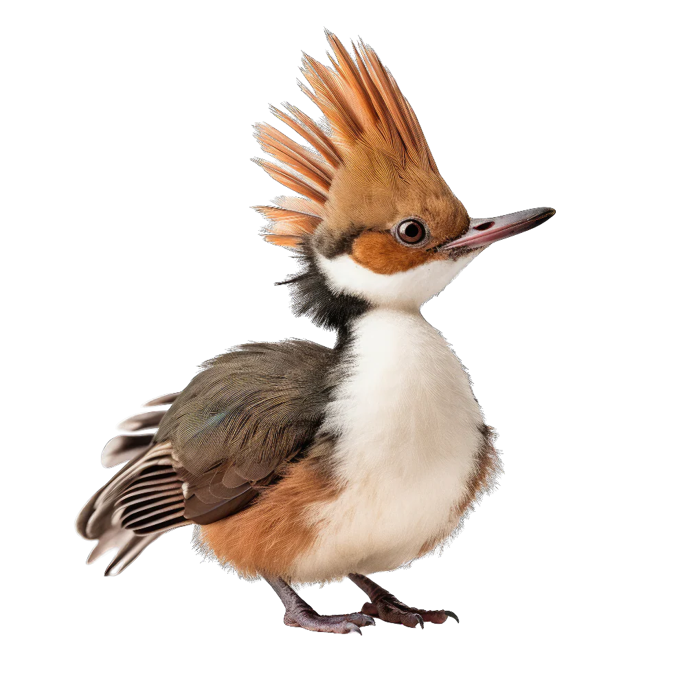 Hooded merganser bird- paitakuva