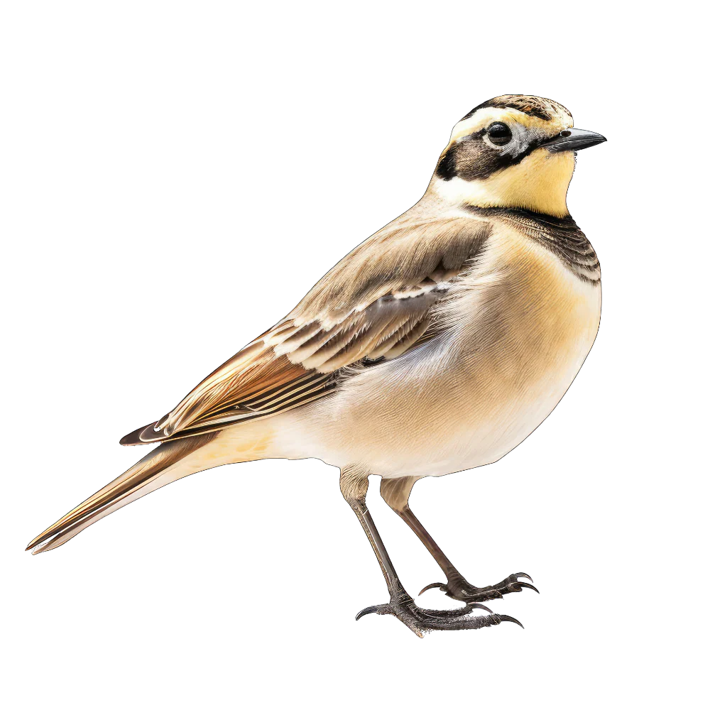 Horned lark bird 1- paitakuva