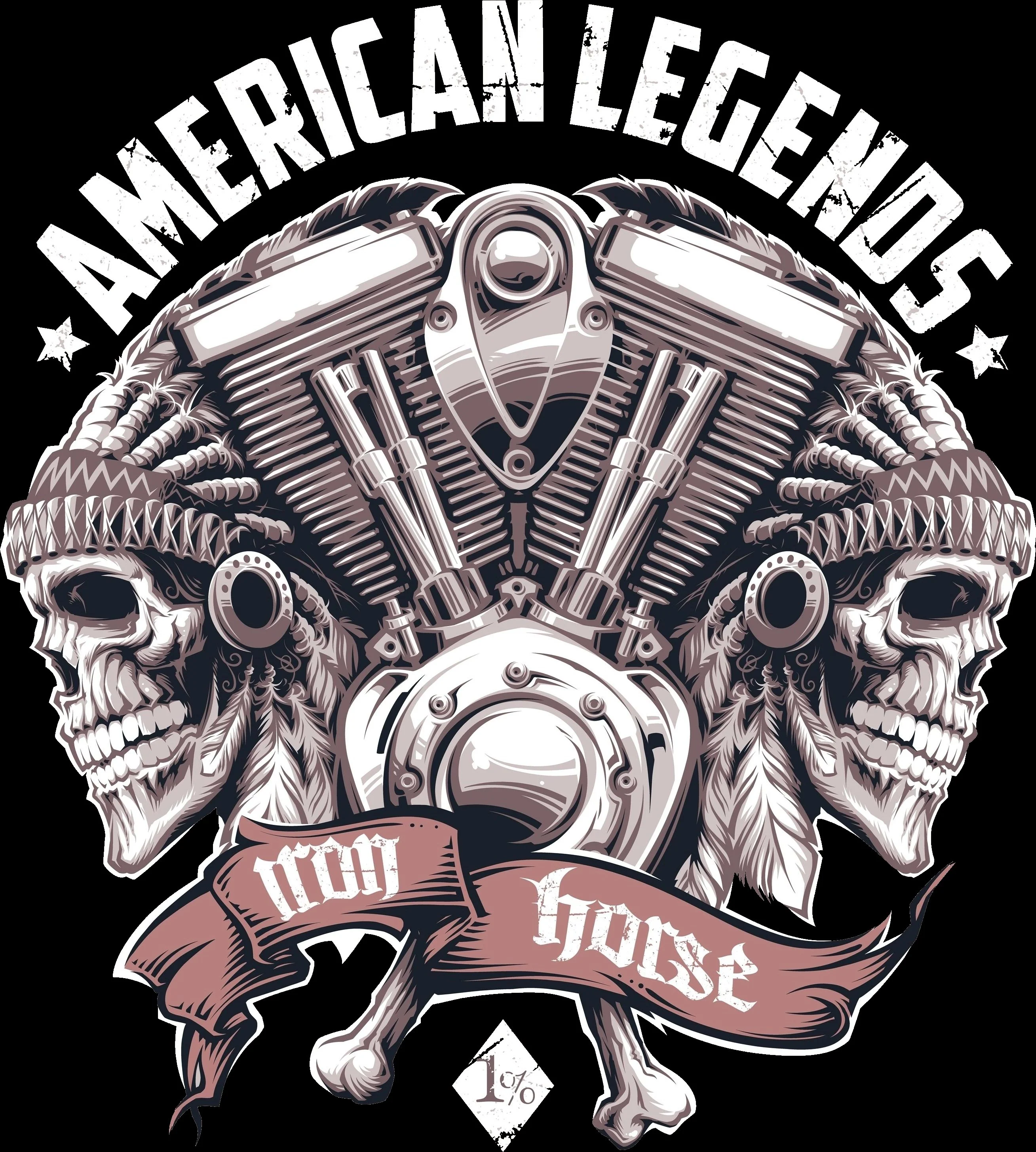 HUPPARI MUSTA - AMERICAN LEGENDS (00 643) - Image 2