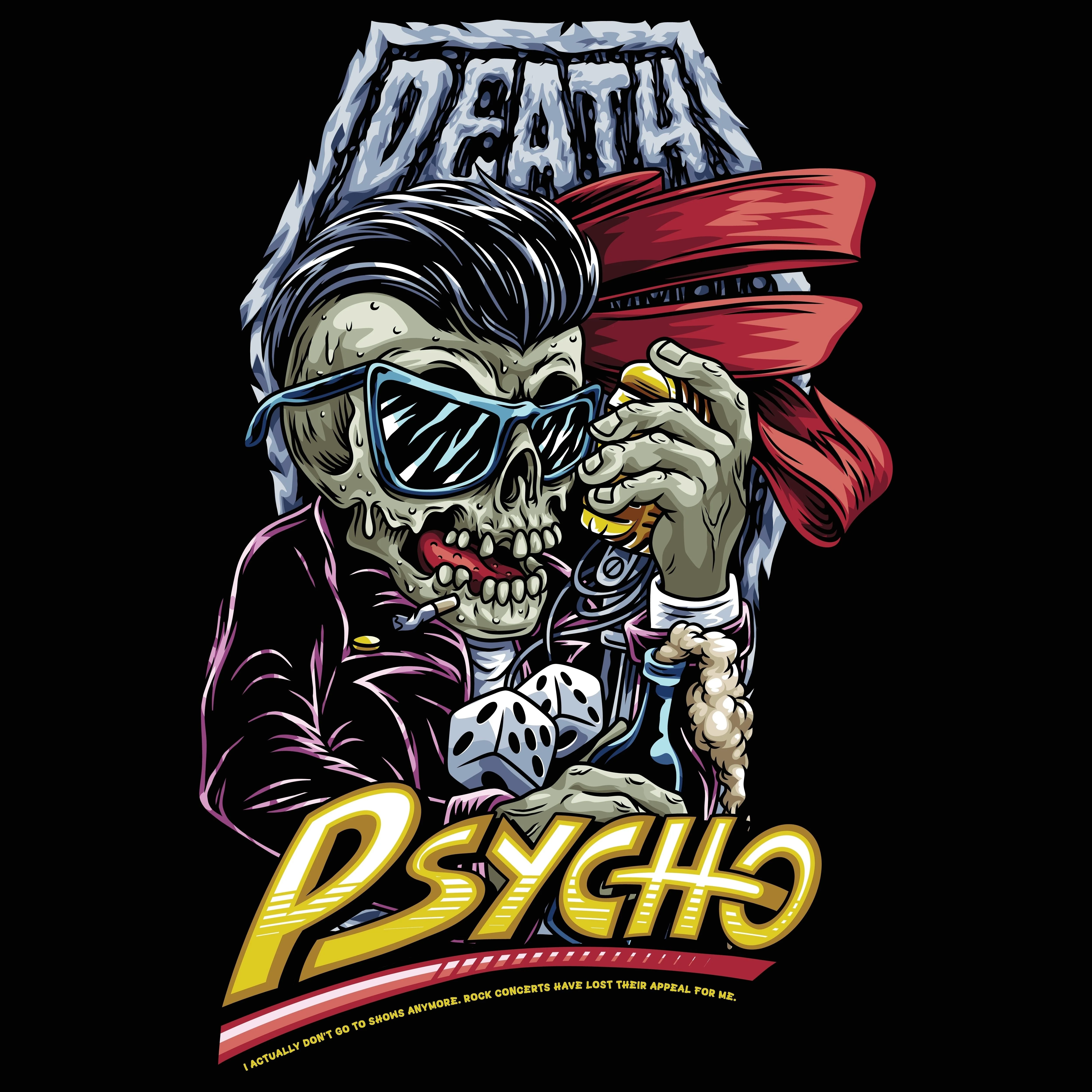 HUPPARI musta - PSYCHO Death Style - Image 2