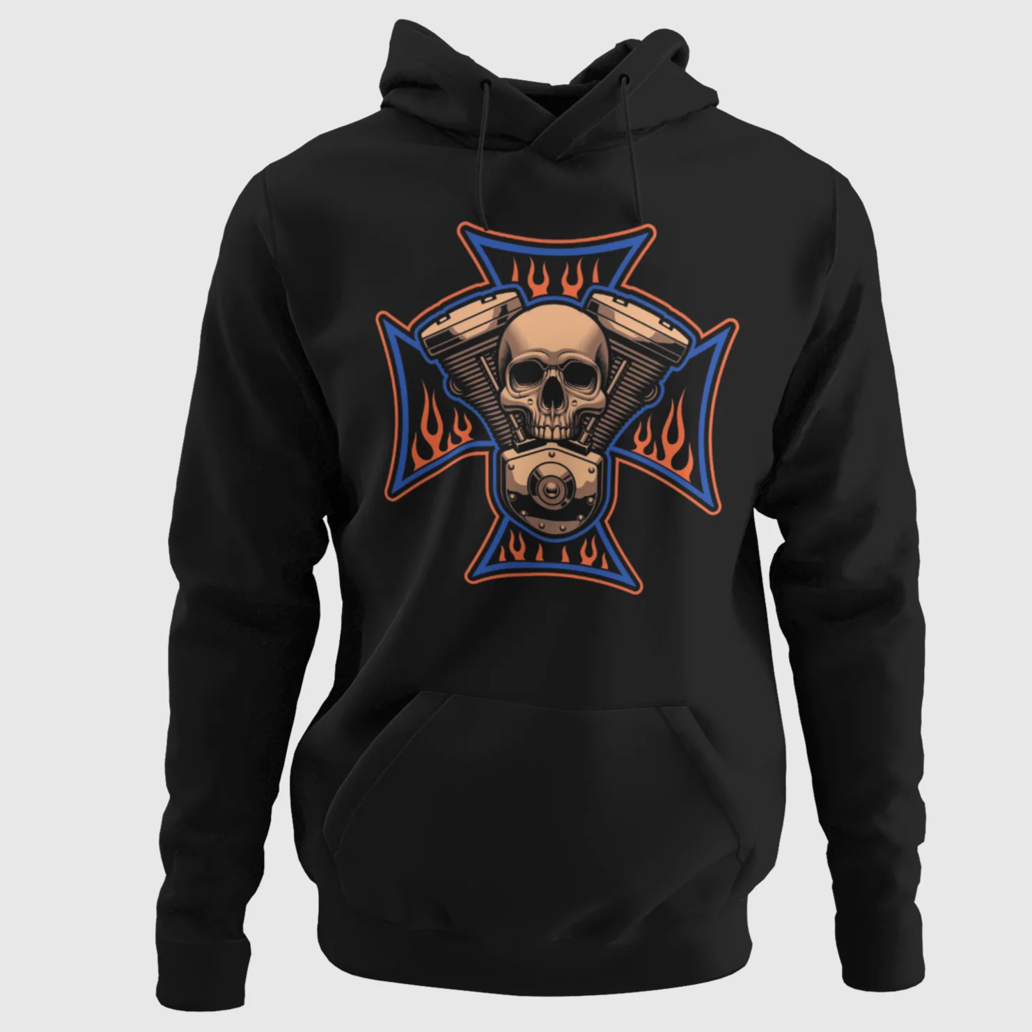HUPPARI MUSTA - MALTA FLAME SKULL (00 106) - Image 2