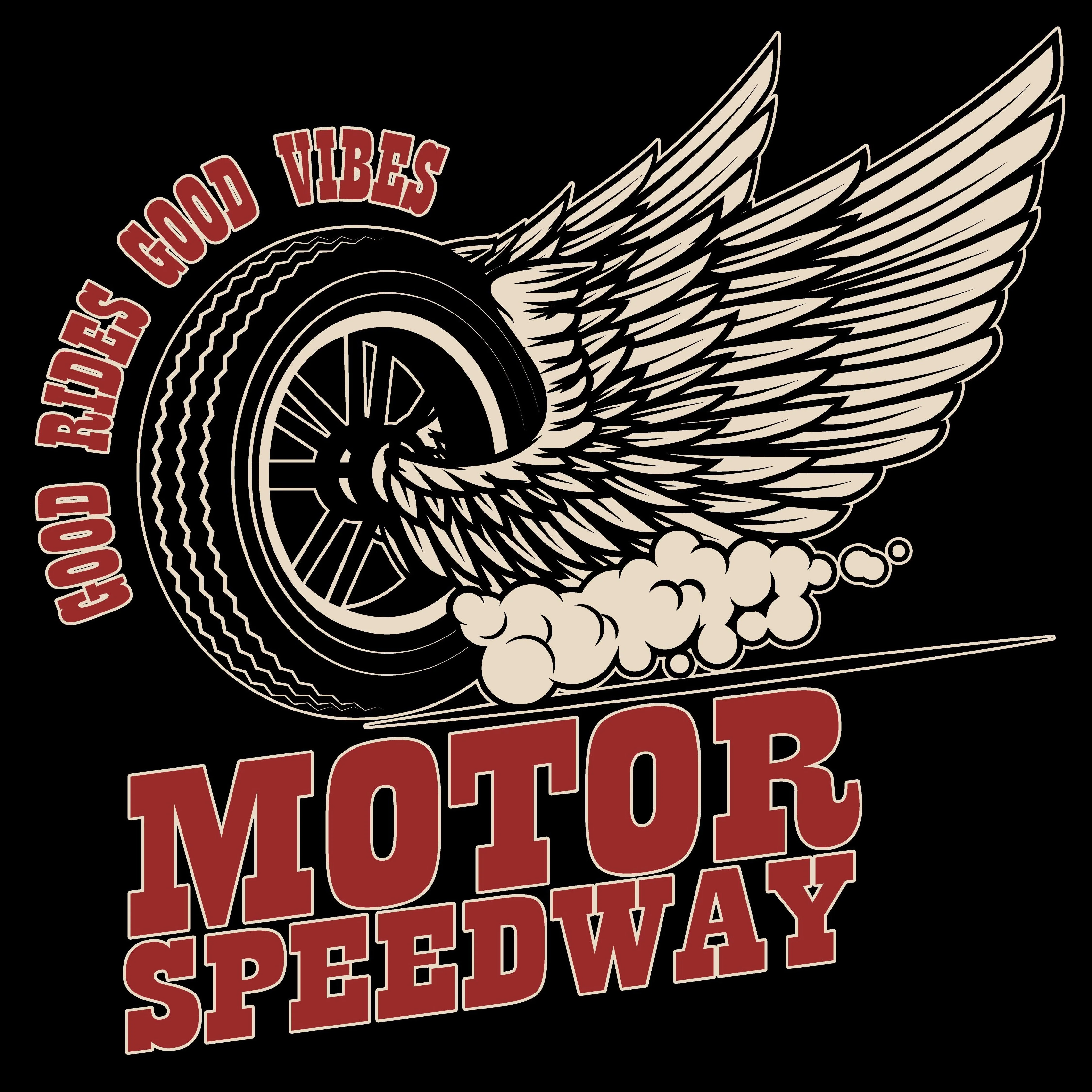 T-PAITA MUSTA - MOTOR SPEEDWAY (3049) - Image 2