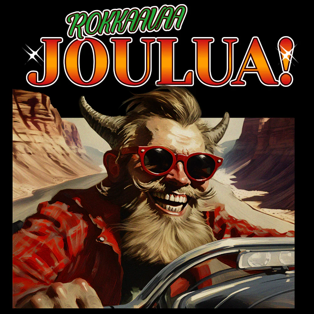 JOULU COLLEGE MUSTA - ROKKAAVAA JOULUA (2599) - Image 2