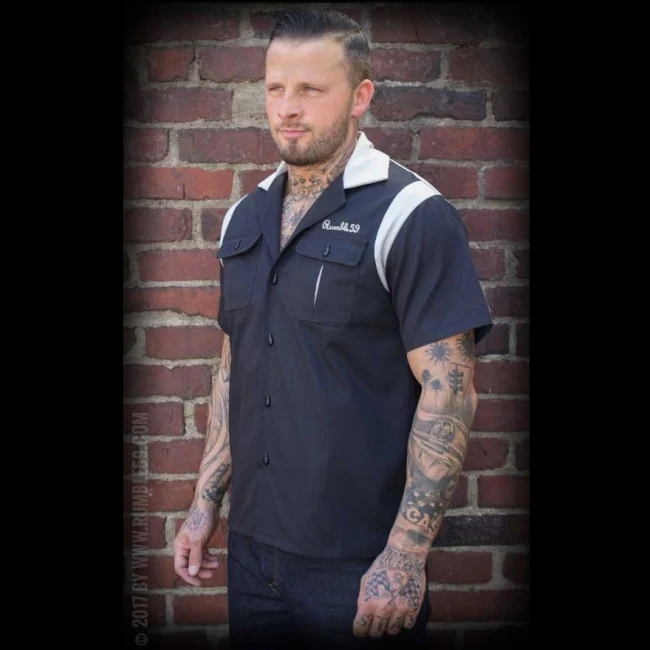 KAULUSPAITA - Bowling Shirt The Man in Black - Image 2