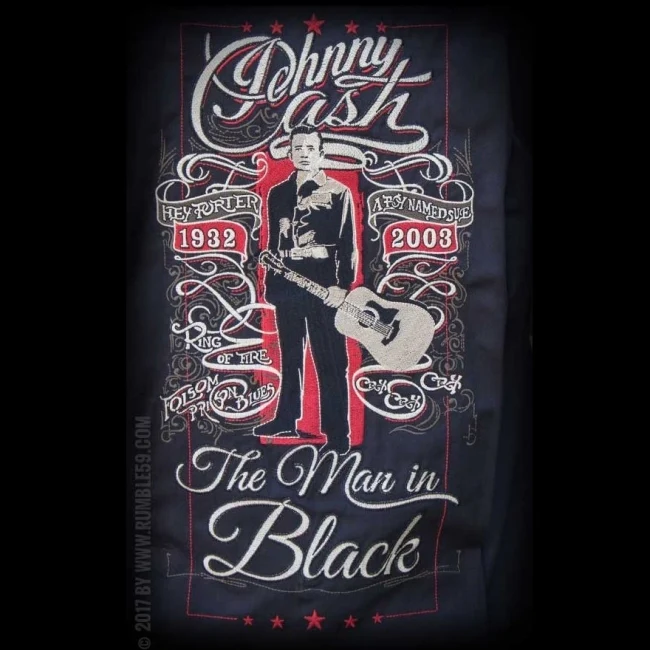 KAULUSPAITA - Bowling Shirt The Man in Black - Image 5