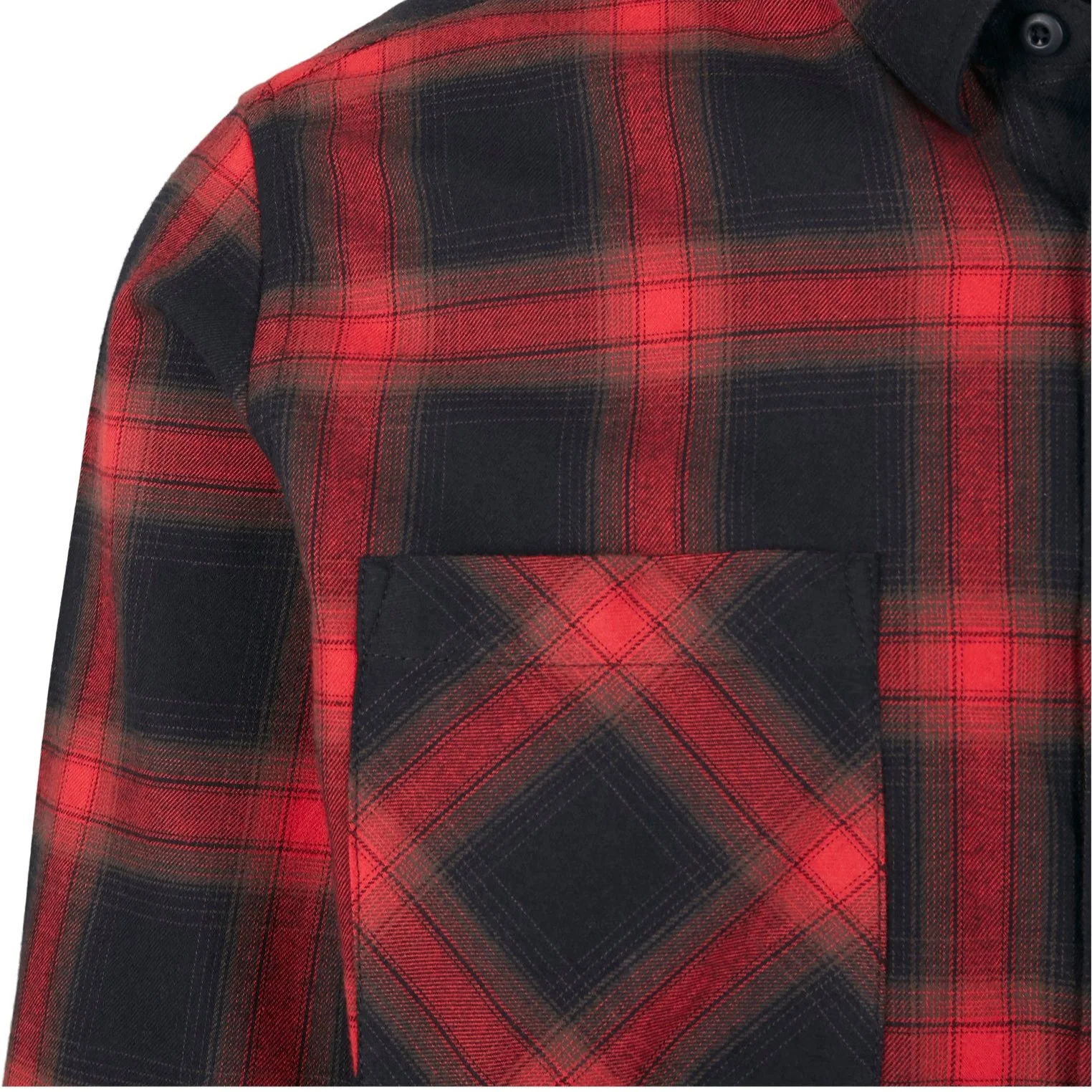 KAULUSPAITA - Checked Flanell Shirt BLACK/RED - URBAN CLASSICS - Image 9