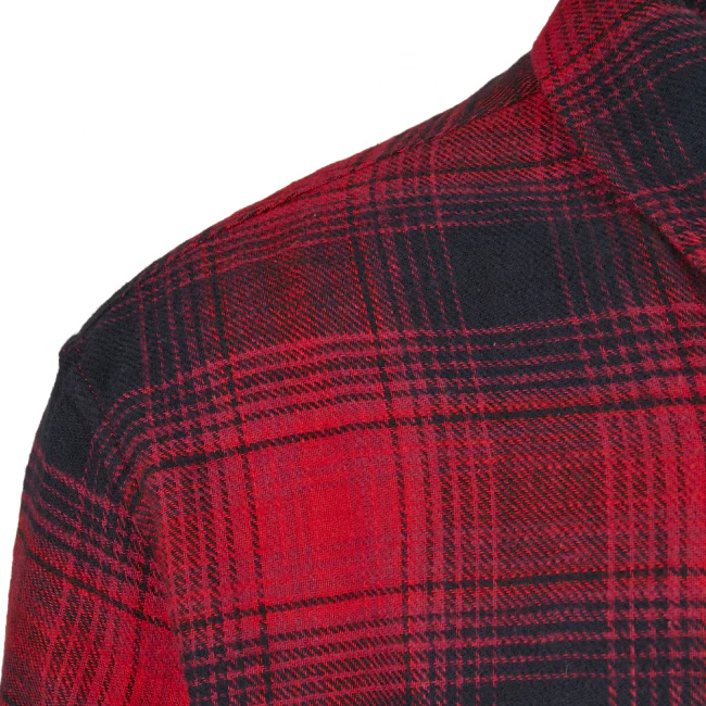 KAULUSPAITA - Oversized Checked Grunge Shirt - URBAN CLASSICS - Image 4