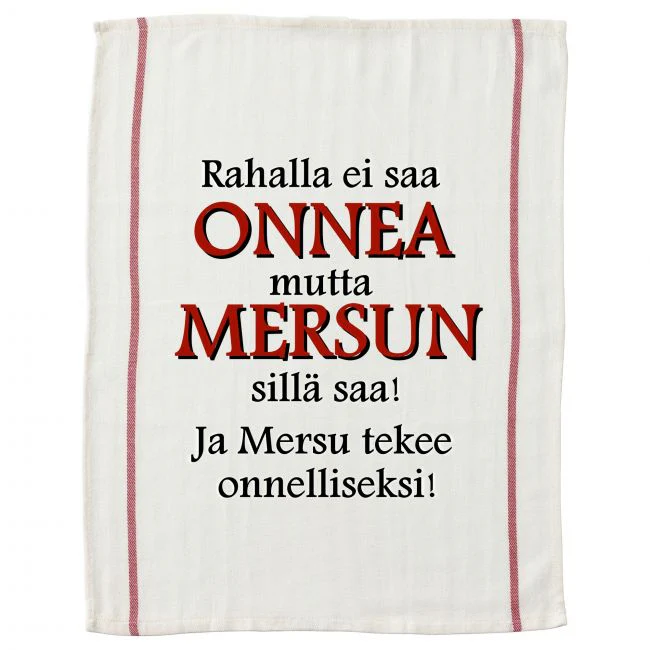 KEITTIÖPYYHE RAITA - ONNI MERSU (00 1462)