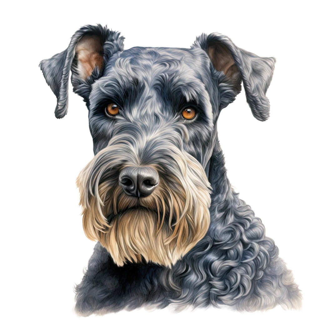 Kerry Blue Terrier / Kerrynterrieri DogBreeds 015
