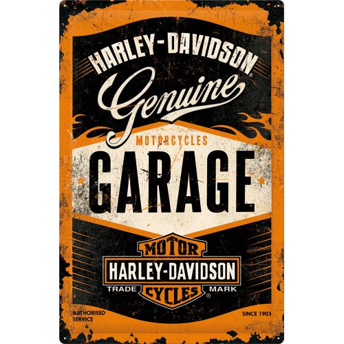 Kilpi 40x60 Harley-Davidson Garage