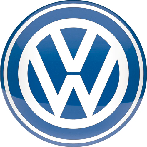 Kilpi pyöreä VW - Logo