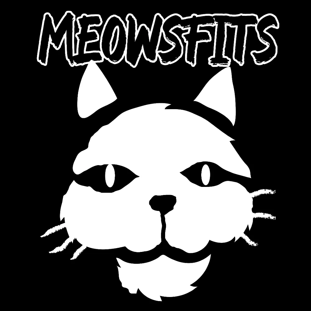 KISSABÄNDI T-PAITA MUSTA - MEOWSFITS (00 692) - Image 2