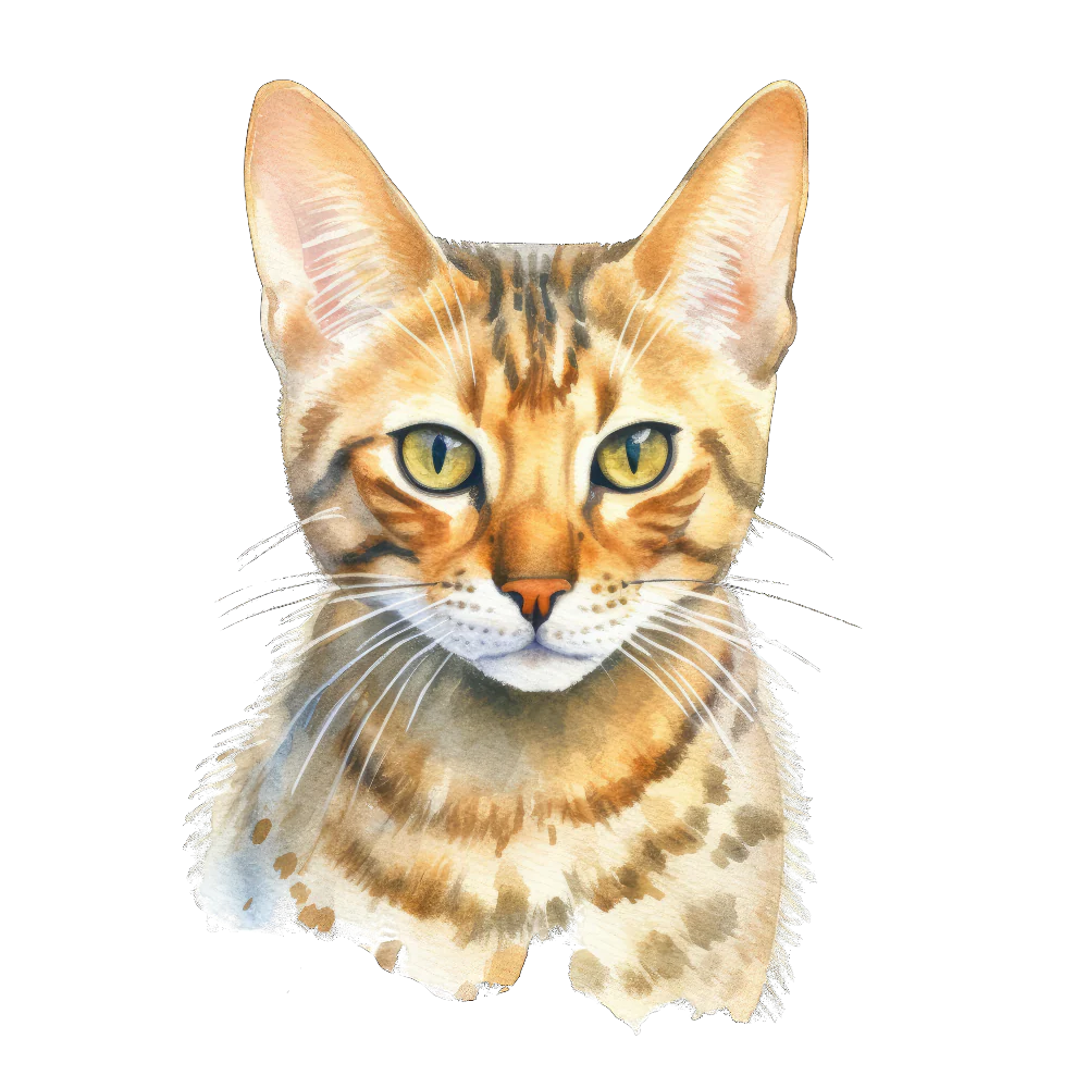 PAINATUS - Ocicat cat portrait 2