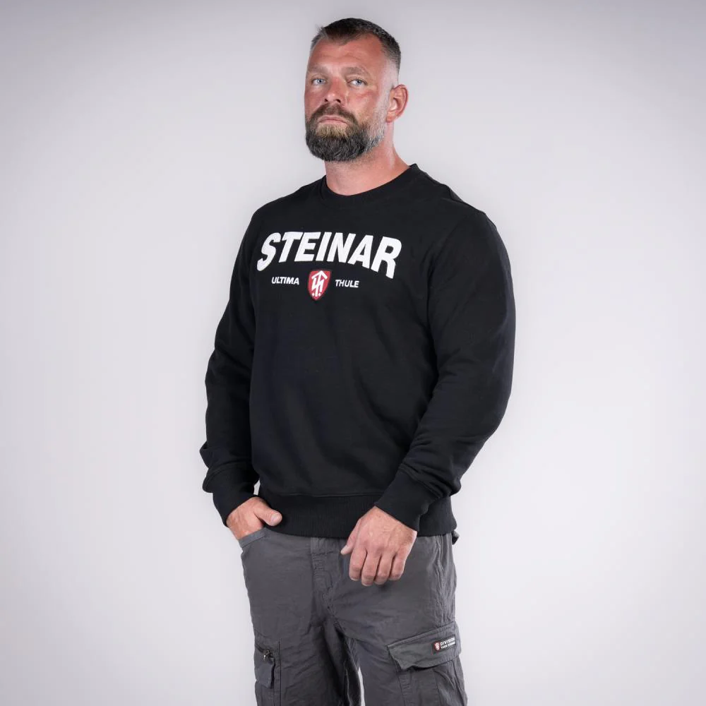THOR STEINAR  - COLLEGE MUSTA - Ultima sweatshirt