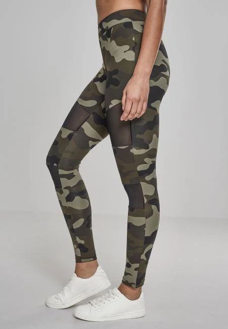 LEGGINSIT - Camo Tech Mesh WOODCAMO - URBAN CLASSICS - Image 5