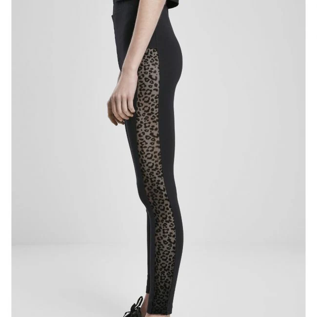 LEGGINSIT - Flock Lace Stripe Leggings - URBAN CLASSICS - Image 3