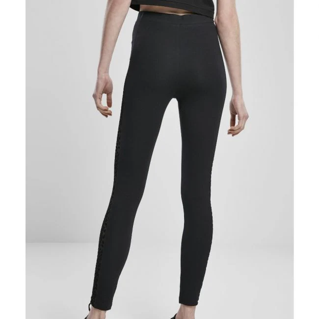 LEGGINSIT - Flock Lace Stripe Leggings - URBAN CLASSICS - Image 4