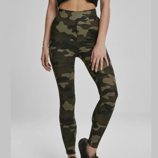 LEGGINSIT - High Waist Camo Tech WOOD CAMO - URBAN CLASSICS - Image 2