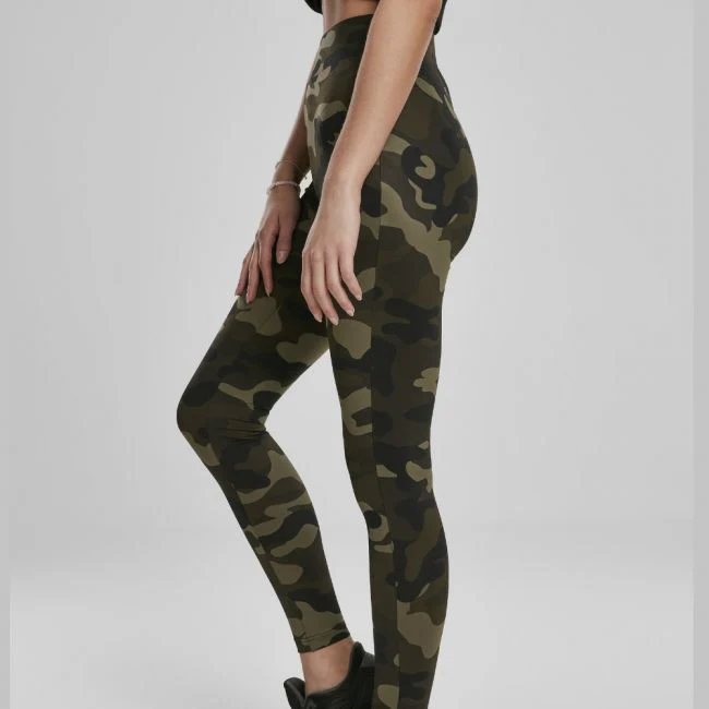 LEGGINSIT - High Waist Camo Tech WOOD CAMO - URBAN CLASSICS - Image 4