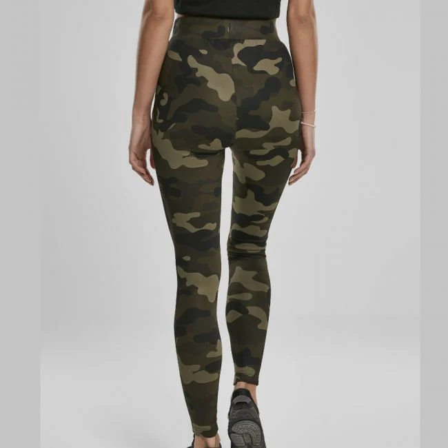 LEGGINSIT - High Waist Camo Tech WOOD CAMO - URBAN CLASSICS - Image 5