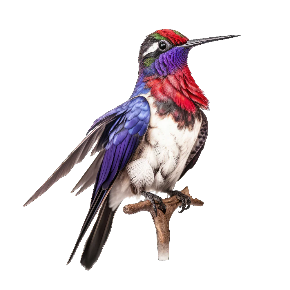 Lucifer hummingbird bird 1- paitakuva