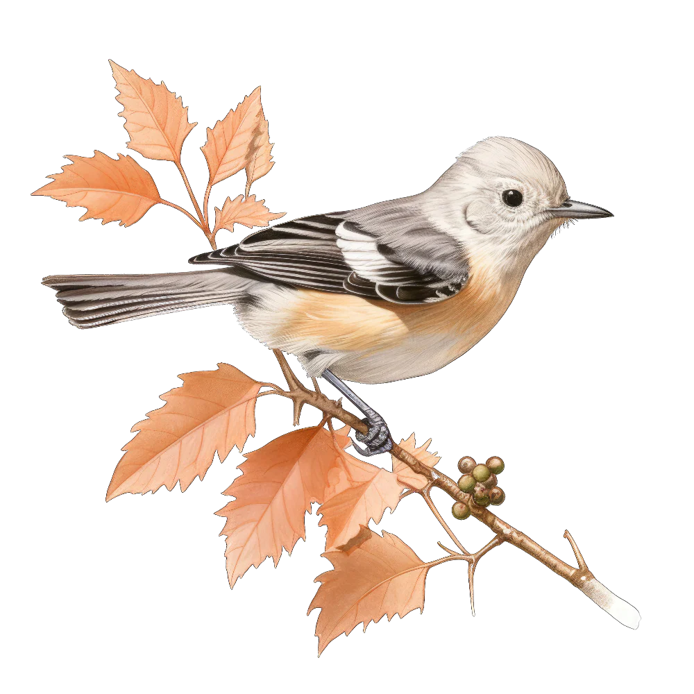 Lucys warbler bird 1- paitakuva
