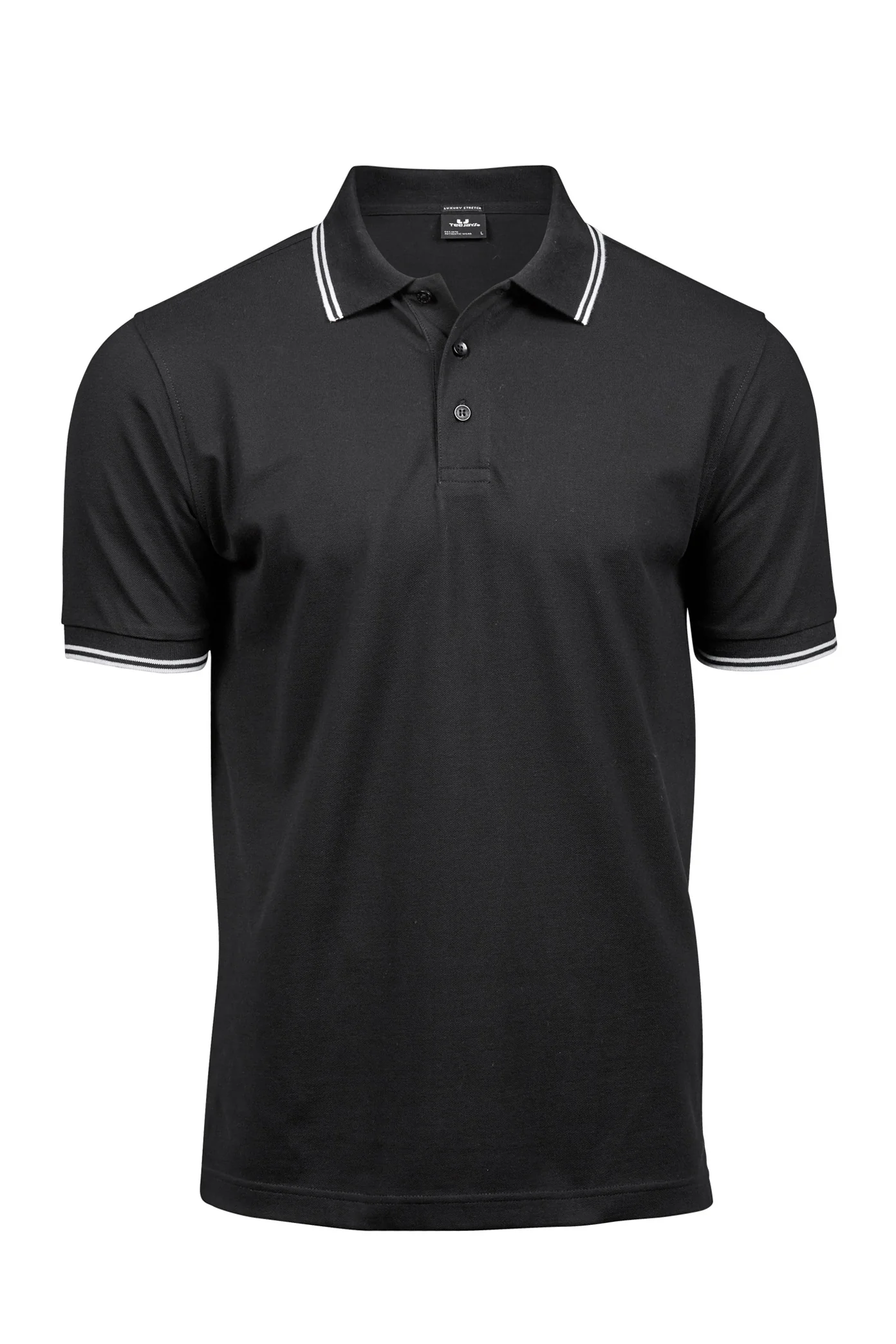 LUXURY STRIPE STRETCH PIKEE