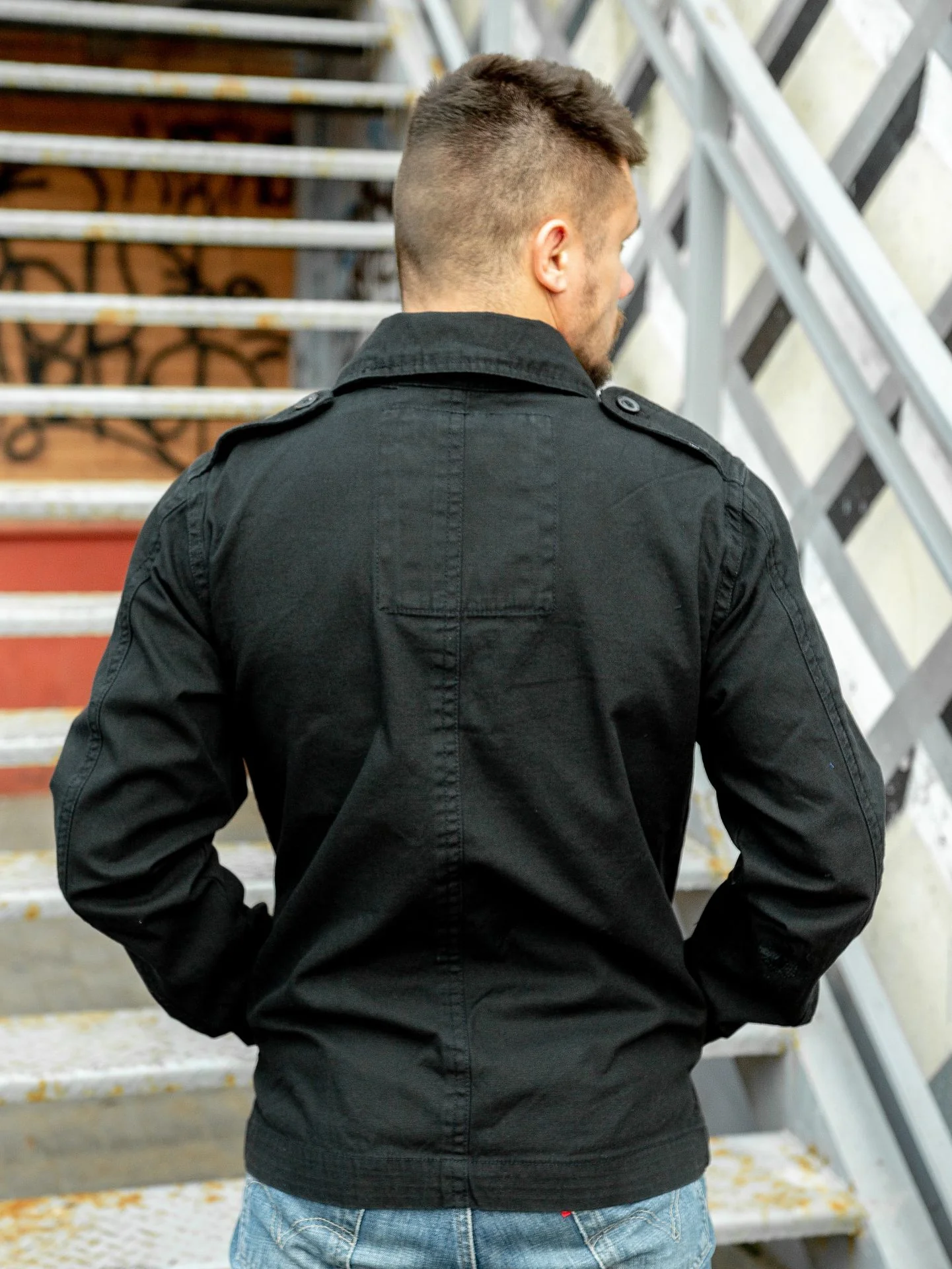 MAIHARITAKKI Heritage vintage jacket musta - Image 3