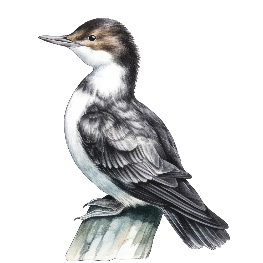 Marbled murrelet bird 2- paitakuva