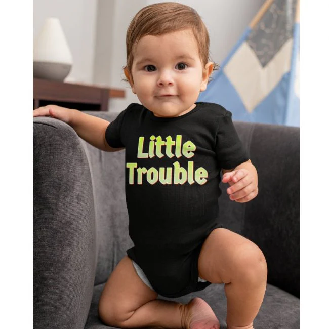 MIESTEN mu T-PAITA + VAUVAN BODY DADDY TROUBLE (00 461) - Image 2