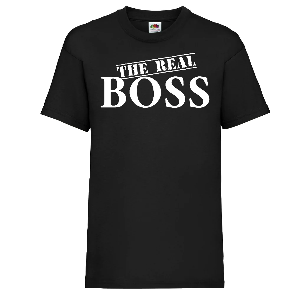 MIESTEN T-PAITA + LASTEN T-PAITA THE BOSS (00 316) - Image 3