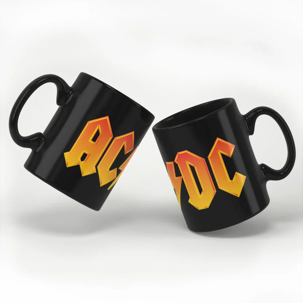 MUKI - AC/DC Big Logo Mug (Musta)