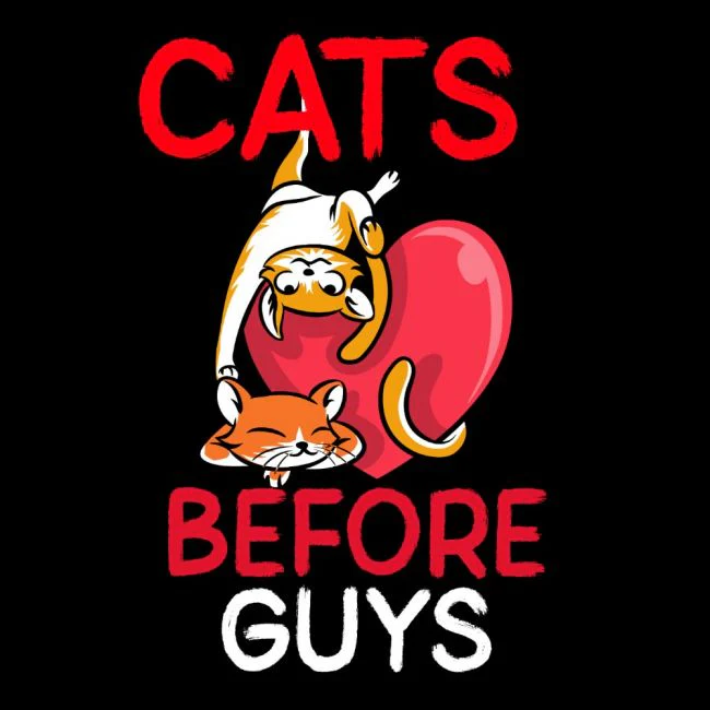 NAISTEN CLASSIC HUPPARI MUSTA - CATS BEFORE GUYS - Image 2