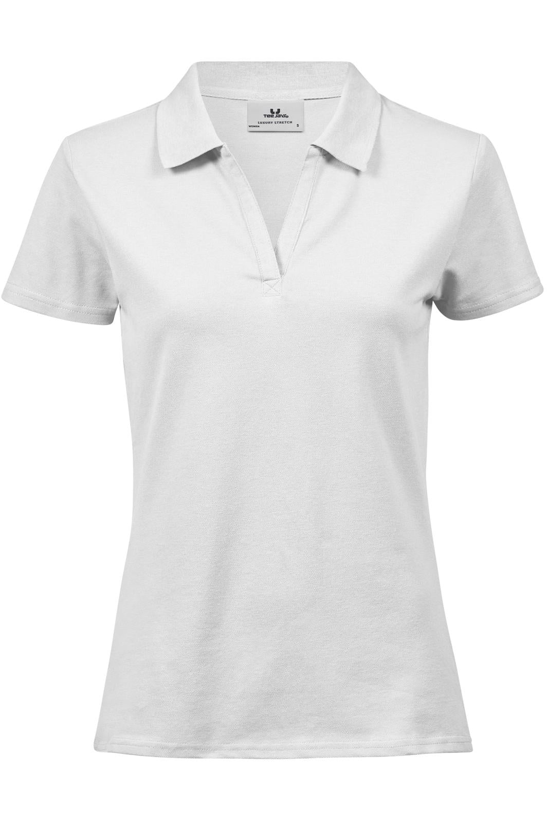 NAISTEN LUXURY STRETCH V-AUKKOINEN PIKEE - Image 3