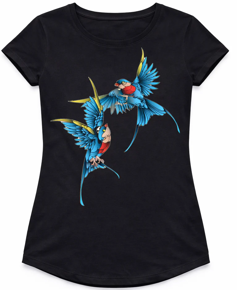 NAISTEN PAITA MUSTA - Loose Fit – KYYHKYT (3270) - Image 2